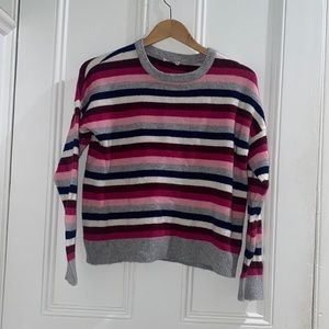Court & Rowe Multistripe Crewneck Sweater